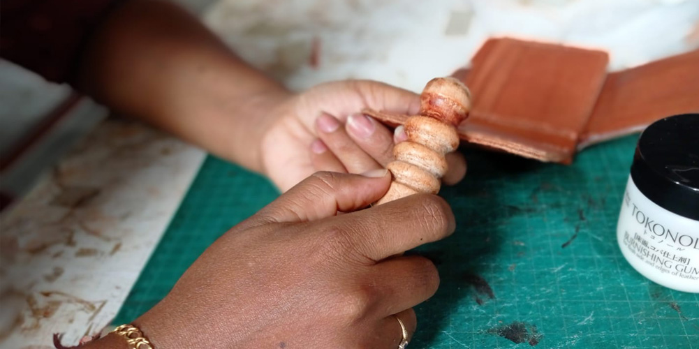 Handmade design for leather wallets